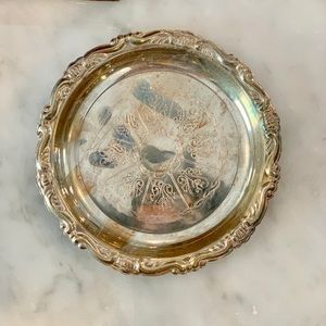 Vintage Italian Silver Plated Mini Tricket Dish